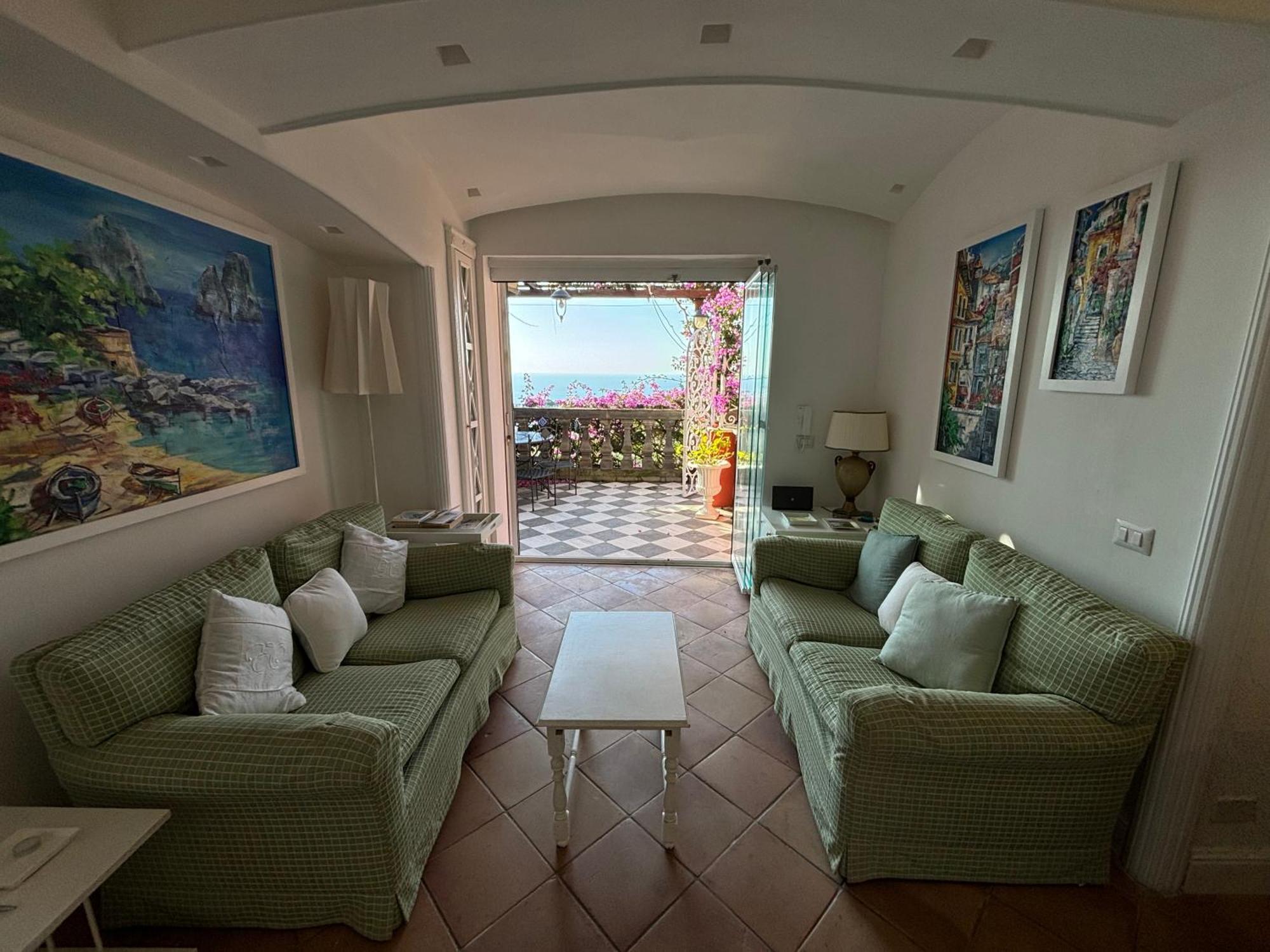 Luxury House In Villa Pompeiana Via Camerelle Con Terrazza Vista Mare Capri Eksteriør billede